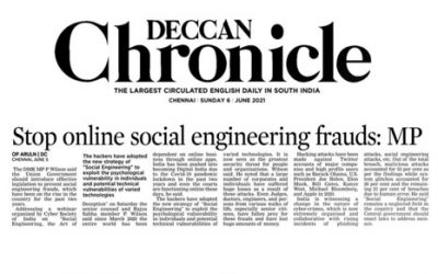 CySI organizes a KANININAR (Webinar) Series 6 on 05 Jun,2021