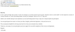 National Seminar at Jeppiar Engineering College